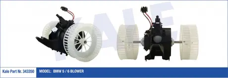 KALE BMW Вентилятор салона 5 E60,6 E63 03- KALE OTO RADYATOR 343350