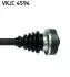 VW Полуось левая Golf V 1.9TDI (6 КПП) SKF VKJC 4594 (фото 3)