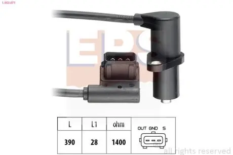 EPS BMW Датчик импульсов 320I 90- Eps 1.953.071