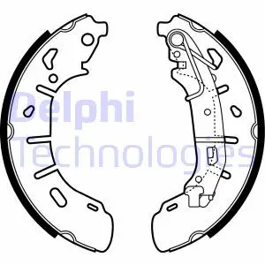 Гальмівні колодки, барабанні Delphi LS2050