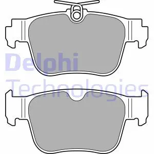 Фото 1 - гальмівні колодки, дискові. Delphi LP3669 Гальмівні колодки, дискові. Delphi LP3669 (фото 1)