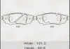 Колодка тормозная задняя Toyota CH-R (16-), Camry (17-), RAV 4 (19-) MA Masuma MS1924 (фото 1)