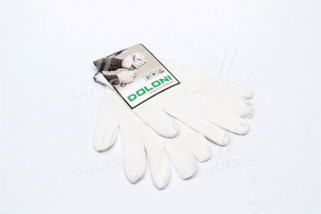 Перчатки без ПВХ бело снежный-70/30 10 класс размер 10 (DOLONI) Украина 876 (фото 1)