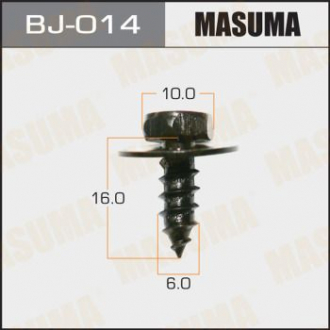 Саморез 6x16мм (комплект 10шт) Toyota Masuma BJ014 (фото 1)