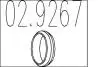 Монтажне кільце вихлопної системи (D (внутр.) - 66,1 мм; D (наружн.) - 78,8 мм; Висота - 14 мм) MTS 02.9267 (фото 1)