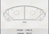 Колодка тормозная передняя Lexus NX 300 (17-), RX 350 (08-)/ Toyota Highlander (Masuma MSC1005 (фото 1)
