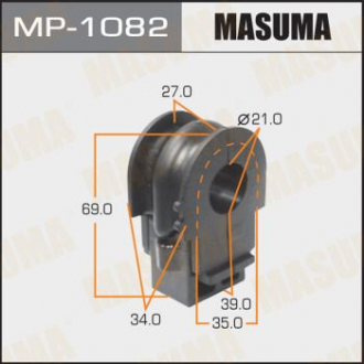 Втулка стабилизатора переднего Nissan Juke (10-), Leaf (12-), Qashqai (06-13) (К Masuma MP1082 (фото 1)