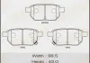 Колодка тормозная задняя Toyota Auris (08-12), Corolla (08-16), Prius (09-), Yar Masuma MS1519 (фото 1)