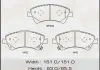 Колодка гальмівна передня Toyota Auris (06-15), Avensis (08-), Corolla (06-10) Masuma MS1911 (фото 1)