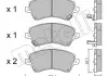 Комплект тормозных колодок Metelli 22-0446-0 (фото 2)