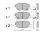 Комплект тормозных колодок Metelli 22-0995-0 (фото 1)