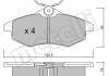 Комплект тормозных колодок Metelli 22-0328-0 (фото 2)