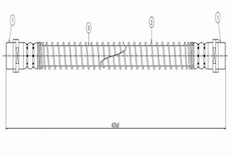 Шланг тормозной CAVO C900 220A