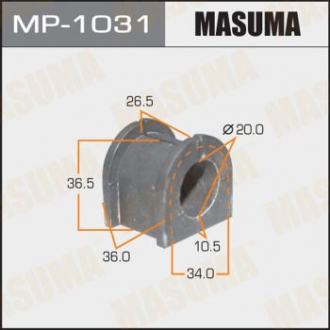 Втулка стабилизатора заднего Mitsubishi Lancer (07-15), Outlander (05-12) (Кратн Masuma MP1031