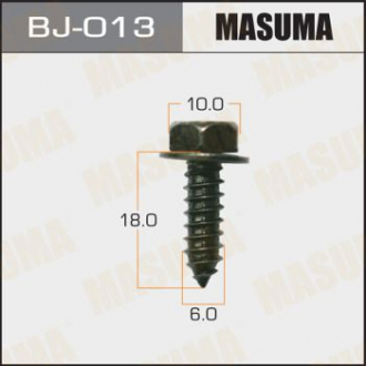 Саморез 6x18мм (комплект 10шт) Mitsubishi Masuma BJ013