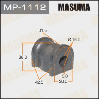 Втулка стабилизатора заднего Mazda CX-9 (09-12) (Кратно 2 шт) Masuma MP1112 (фото 1)