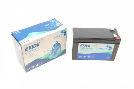 Стартерная батарея (аккумулятор) EXIDE AGM12-7F