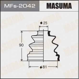 Пыльник ШРУСа наружный(силикон) Mitsubishi L200 (05-), Pajero (00-06), Pajero Sp Masuma MFS2042 (фото 1)