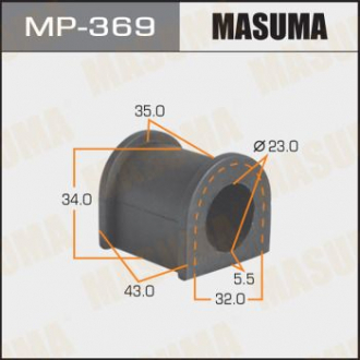 Втулка стабилизатора переднего Suzuki Grand Vitara (-05) (Кратно 2 шт) M Masuma MP369 (фото 1)