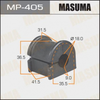 Втулка стабилизатора переднего Toyota Corolla (02-06) (Кратно 2 шт) Masu Masuma MP405