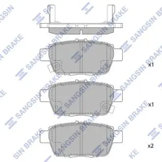 Кт. Тормозные колодки дисковые Hi-Q (SANGSIN) SP1430