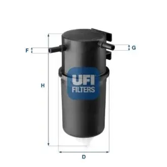 Фильтр топливный UFI 24.145.00
