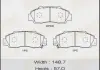 Колодка тормозная передняя Honda Accord (-02), Civic (-00), CR-V (-01), HR-V (-0 Masuma MS8254 (фото 1)