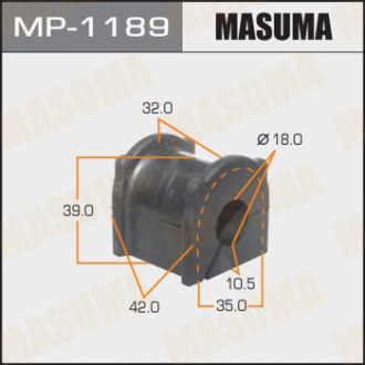 Втулка стабилизатора заднего Toyota Land Cruiser Prado (09-) (Кратно 2 шт) (MP11 Masuma MP1189 (фото 1)