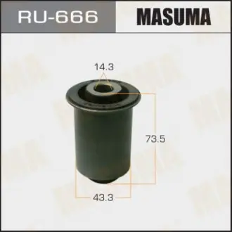 Сайлентблок переднього нижнього важеля Nissan Navara, Pathfinder (05-) MAS Masuma RU666