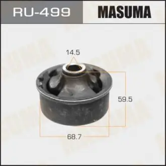 Сайлентблок переднього нижнього важеля задній Toyota Avensis (03-08) MASUM Masuma RU499