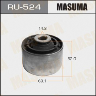 Сайлентблок заднего продольного рычага Nissan Qashqai (06-13), X-Trail (07-) (RU Masuma RU524