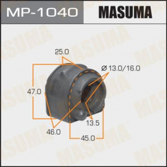 Втулка стабилизатора заднего Mazda 3 (06-13), 5 (10-15) (Кратно 2 шт) M Masuma MP1040 (фото 1)