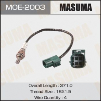 Датчик кислорода (лямбда-зонд) Nissan Murano (04-08), Primera (02-07), Teana (03 Masuma MOE2003 (фото 1)