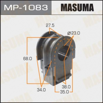 Втулка стабилизатора переднего Nissan Juke (10-), Qashqai (06-13), X-Trail (14-) Masuma MP1083 (фото 1)