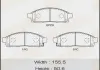 Колодка тормозная передняя Mitsubishi L200 (07-), Pajero Sport (09-15) Masuma MS3900 (фото 1)