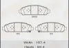 Колодка тормозная передняя Toyota Venza (09-16) (MS1902) MASUMA