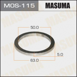 Кольцо глушителя графитовое Masuma MOS115
