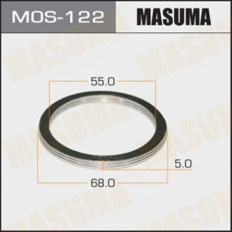 Кольцо глушителя графитовое Masuma MOS122