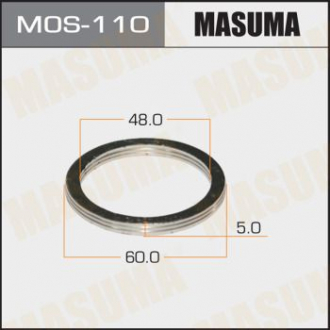 Прокладка приемной трубы Masuma MOS110 (фото 1)