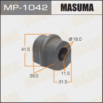 Втулка стабилизатора заднего Nissan X-Trail (00-07) (Кратно 2 шт) Masum Masuma MP1042 (фото 1)