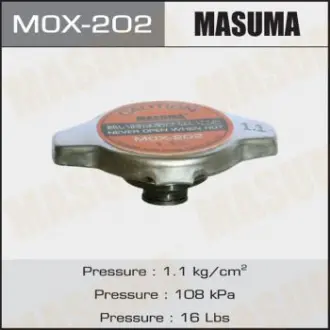 Крышка радиатора Honda/ Lexus/ Mazda/ Mitsubishi/ Subaru/ Suzuki/ Toyota 1.1 bar Masuma MOX202