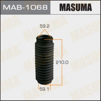 Пыльник амортизатора переднего (пластик) Honda Civic (06-10) Masuma MAB1068 (фото 1)