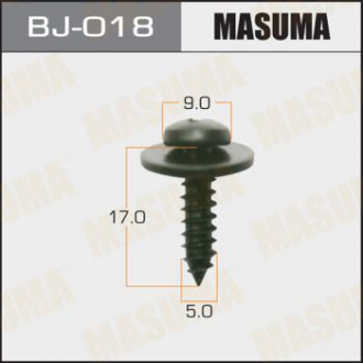 Саморез 5x17мм (комплект 10шт) Toyota Masuma BJ018 (фото 1)