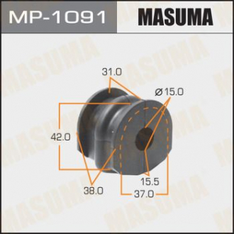 Втулка стабилизатора заднего Nissan X-Trail (07-14) (Кратно 2 шт) Masum Masuma MP1091