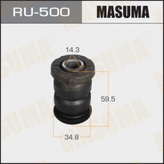 Сайлентблок переднего нижнего рычага передний Toyota Avensis (03-08) MAS Masuma RU500 (фото 1)