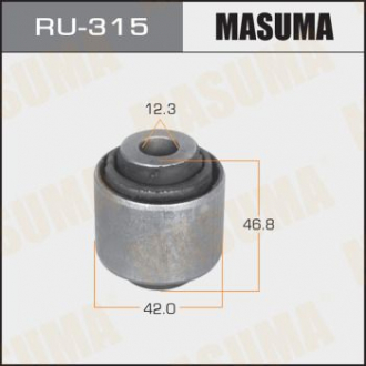 Сайлентблок задней поперечной тяги Honda Civic (01-05), CR-V (01-16), FR-V (05-0 Masuma RU315 (фото 1)