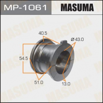 Втулка стабилизатора переднего Toyota Land Cruiser Prado (09-13) (Кратно 2 шт) (Masuma MP1061 (фото 1)