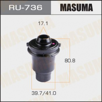 Сайлентблок переднего подрамника Nissan Micra (02-10), Note (05-12), Tida (04-12 Masuma RU736 (фото 1)