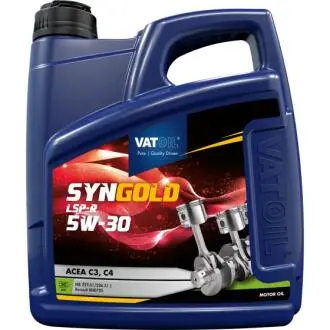 Моторное масло SynGold LSP-R/5W30/4л. / (ACEA C4, C3, Renault RN0720) VATOIL 50789