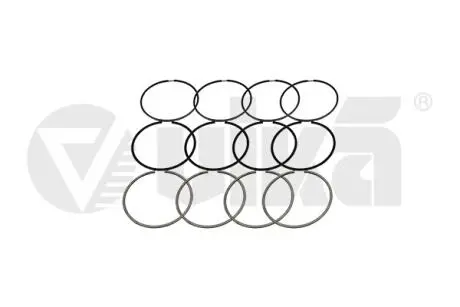 Комплект поршневых колец (на двс) Skoda Octavia 1,8/2,0L (12-)/VW Amarok (10-),T VIKA 11981570301 (фото 1)